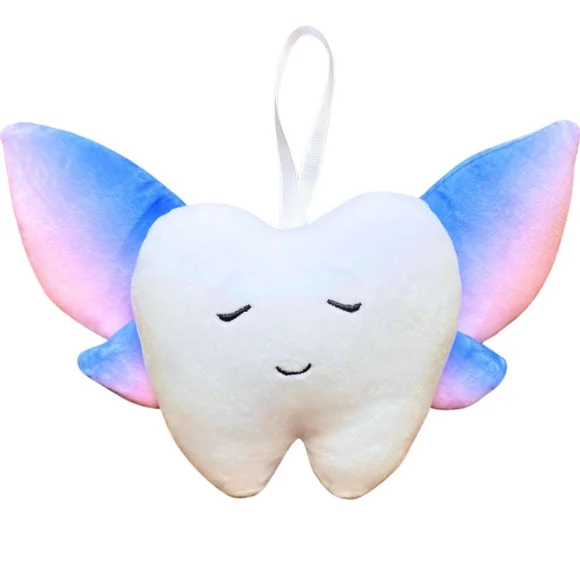 Squishie Tooth Fairy Holder Door Pillow with Pocket and Poem Hanging Plushie - Picture 4 of 5